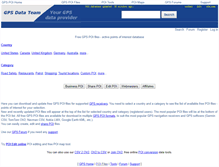 Tablet Screenshot of poi.gps-data-team.com